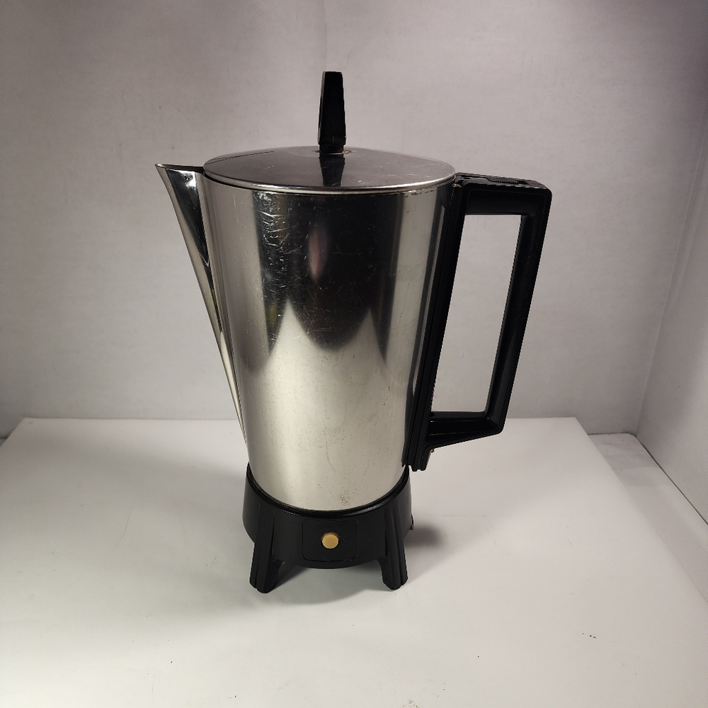 VTG Presto Series 0274 Perculator Coffee Maker Stainless Steel 12 Cup